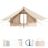 3-5 Person Inflatable Camping Tent 4 Season Oxford Air Tent with Canopy