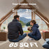 3-5 Person Inflatable Camping Tent 4 Season Oxford Air Tent with Canopy