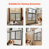 RV Screen Door Protector 26.5x20" Aluminum Pet Guard Mesh Door Grille