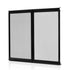 RV Screen Door Protector, 571.5 x 508 mm Door Grille, Easy to Install and Disassemble, Reinforced Breathable Protective Mesh, Aluminum Alloy Camper RV Entry Protector for Pet Protection, Black