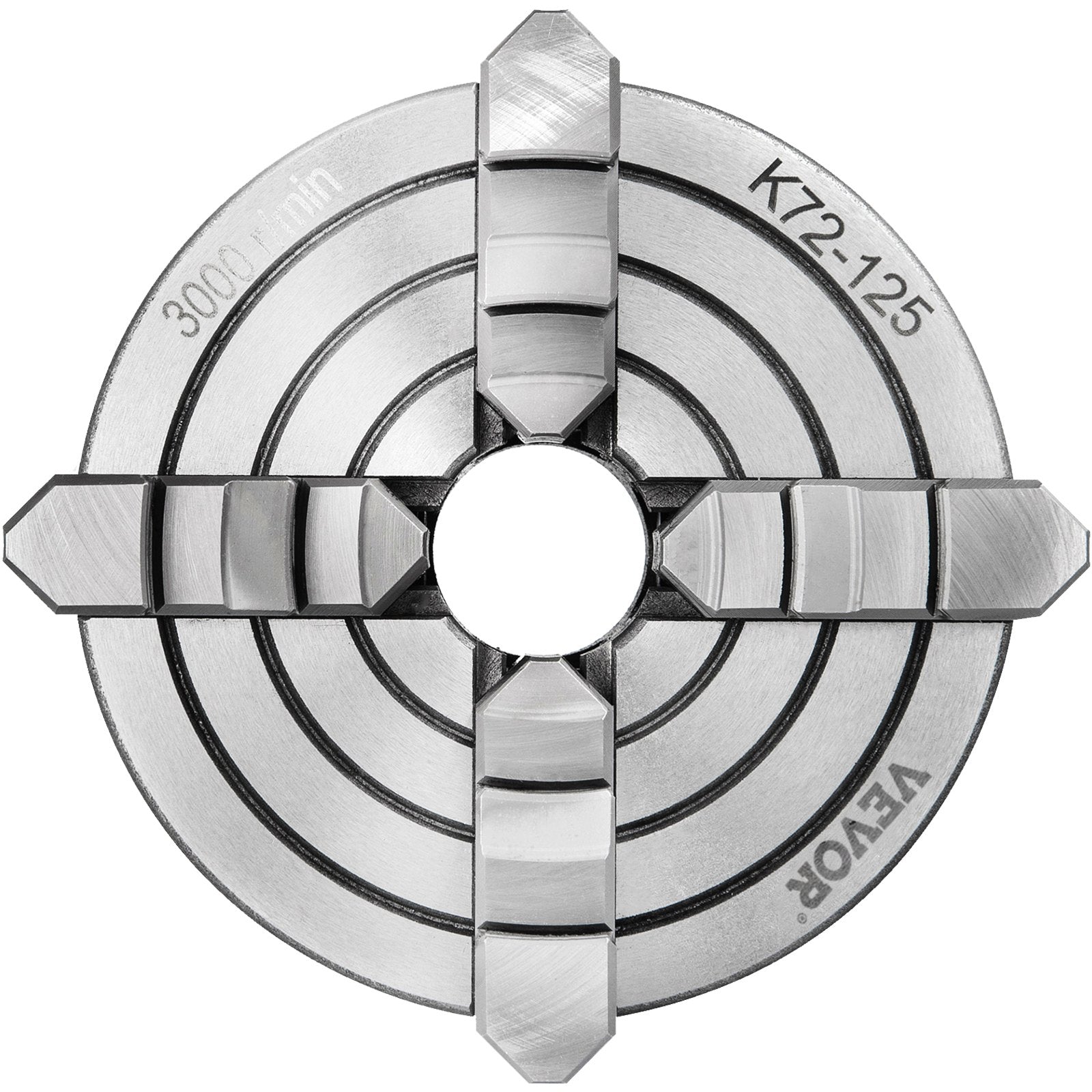 Metal Lathe Chuck 4-Jaw Independent 5 inch Cast Iron Milling Turning CNC