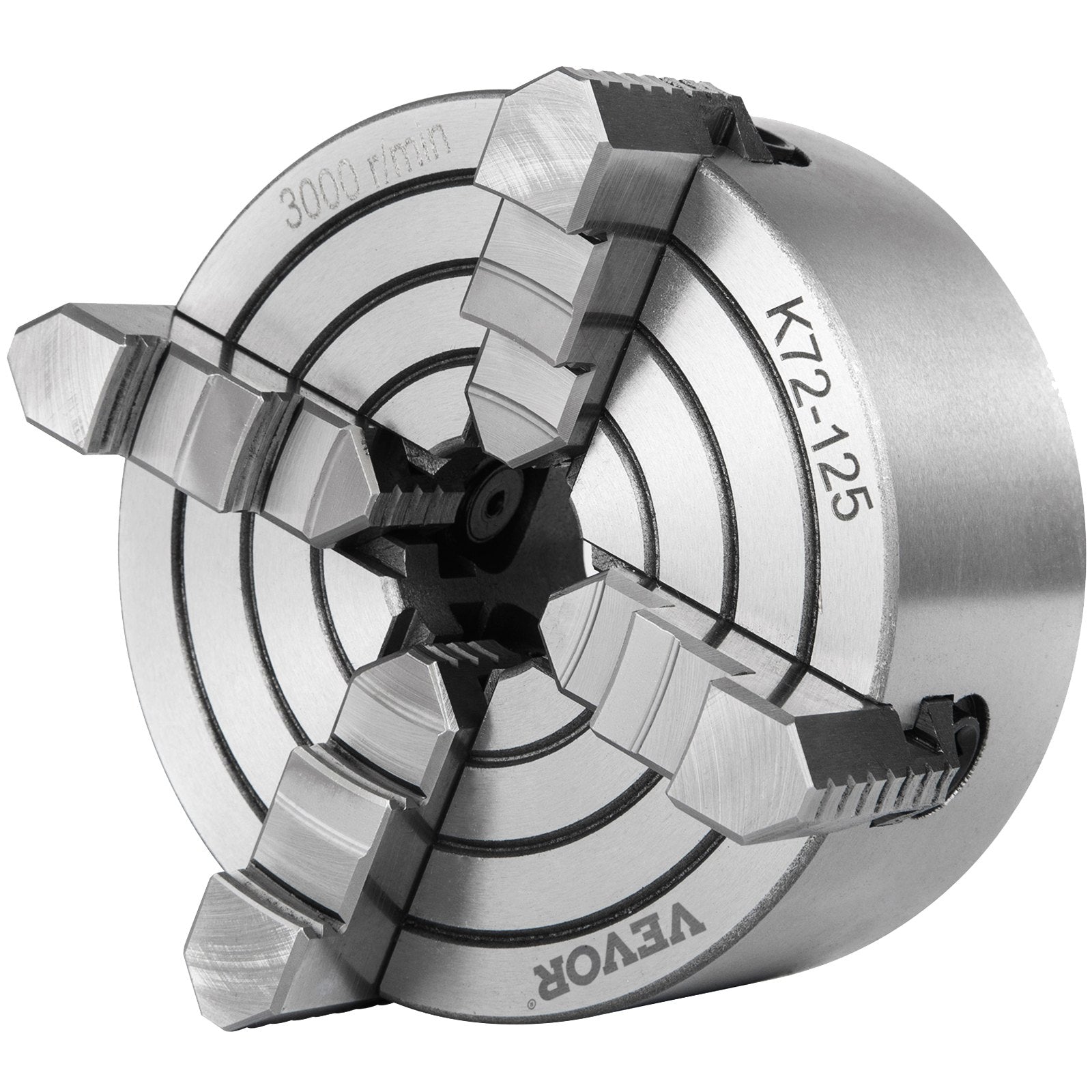 Metal Lathe Chuck 4-Jaw Independent 5 inch Cast Iron Milling Turning CNC