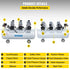 Oil Free Air Compressor Air Compressor Tank 100L 3HP Ultra Silent Inflator