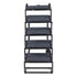 Dog Stairs for Car, 5 Steps Extra Wide Foldable Dog Ramp for Large Dogs with Non-Slip Rug Surface, Portable Lightweight Pet Ladder for Car, SUV, Truck, High Beds, Sofas, Support up to 91 kg