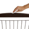 Free Standing Dog Gate 32x96.5 inch Freestanding Pet Gate Foldable Brown