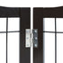 Free Standing Dog Gate 32x96.5 inch Freestanding Pet Gate Foldable Brown