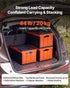 Plastic Collapsible Storage Bins with Lids, 45L 3Packs, Stackable Folding Storage Crates with Handles, Holds 20 kg Per Bin, Heavy Duty Containers, Space-Saving Baskets, for Home Organizing