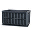 Collapsible Storage Bins with Lids, 65L 3 Packs, Folding Plastic Stackable Utility Crates with Handles, Large Heavy Duty Containers for Clothes, Toys, Books, Snack, Shoes, and Grocery Organizing