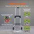 80kg Folding Hand Truck Aluminum Dolly Cart with Telescopic Handle