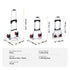 80kg Folding Hand Truck Aluminum Dolly Cart with Telescopic Handle