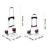 80kg Folding Hand Truck Aluminum Dolly Cart with Telescopic Handle