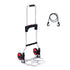 80kg Folding Hand Truck Aluminum Dolly Cart with Telescopic Handle