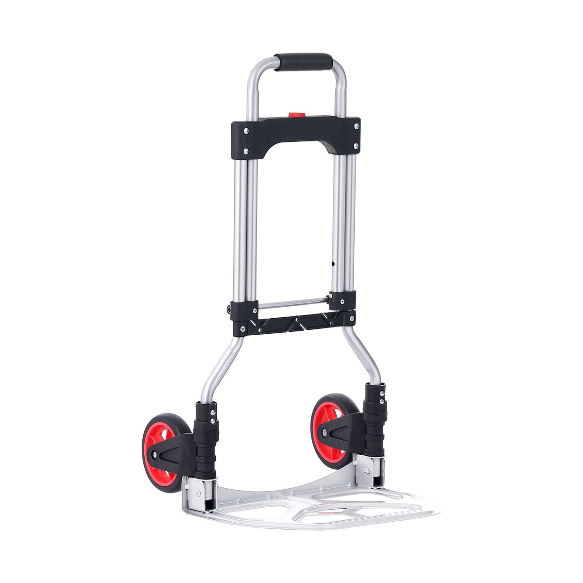 80kg Folding Hand Truck Aluminum Dolly Cart with Telescopic Handle