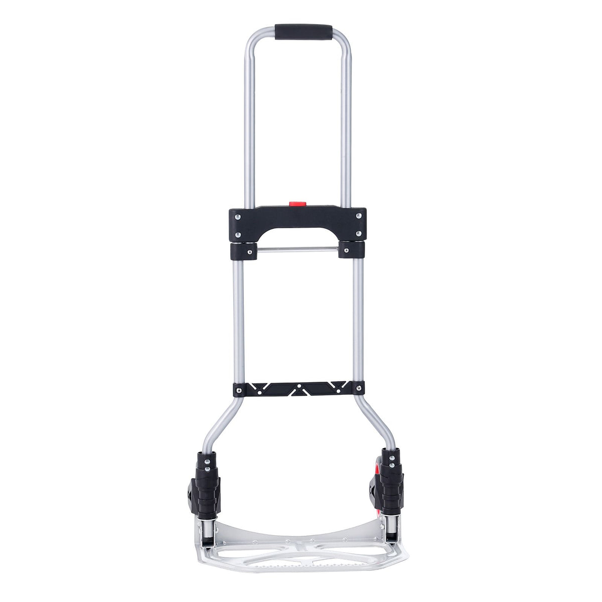 80kg Folding Hand Truck Aluminum Dolly Cart with Telescopic Handle