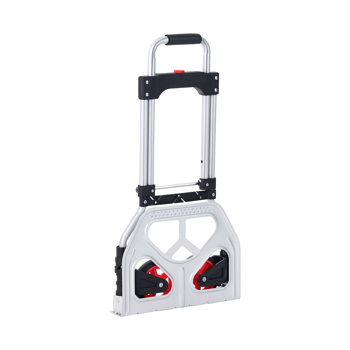80kg Folding Hand Truck Aluminum Dolly Cart with Telescopic Handle