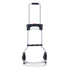 Folding Hand Truck, 80 kg Load Capacity, Aluminum Portable Cart, Convertible Hand Truck and Dolly with Telescoping Handle and Rubber Wheels, Ultra Lightweight Super Strong for Moving Warehouse