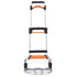 Folding Hand Truck, 140 kg Load Capacity, Aluminum Portable Cart, Convertible Hand Truck and Dolly with Telescoping Handle and PP+TPR Wheels, Ultra Lightweight Super Strong for Moving Warehouse