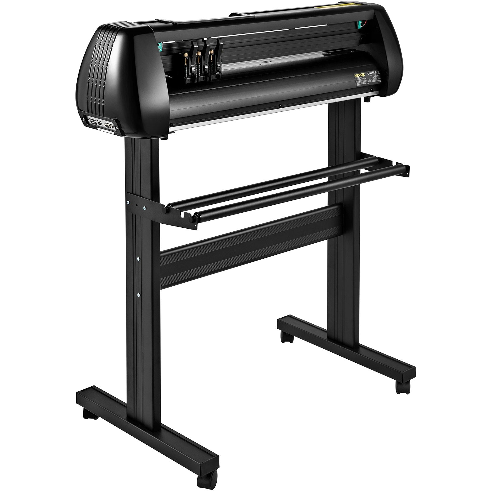 Vinyl Cutter Machine, 28in Offline Bluetooth Cutting Plotter Machine, 400in/10m Steel Roller Shaft Adjustable Speed Force, SignMaster Software Tool DIY Craft Kit for Sign Making Windows & Mobile