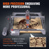 Laser Engraver, 10W Output Laser Engraving Machine, 15.7" x 15.7" Large Working Area, 10000mm/min Movement Speed, Compressed Spot with Rotary Roller, Laser Cutter for Wood, Metal, Acrylic