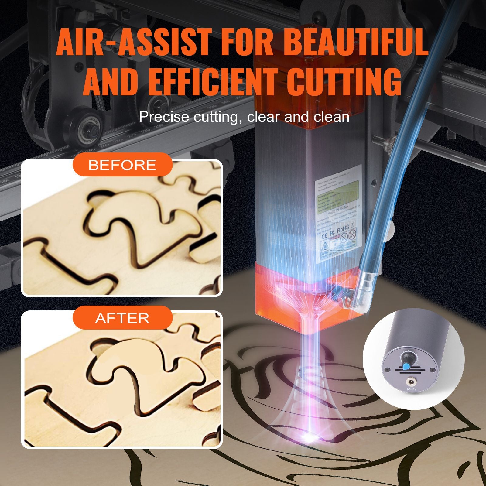 Laser Engraver, 10W Output Laser Engraving Machine, 15.7