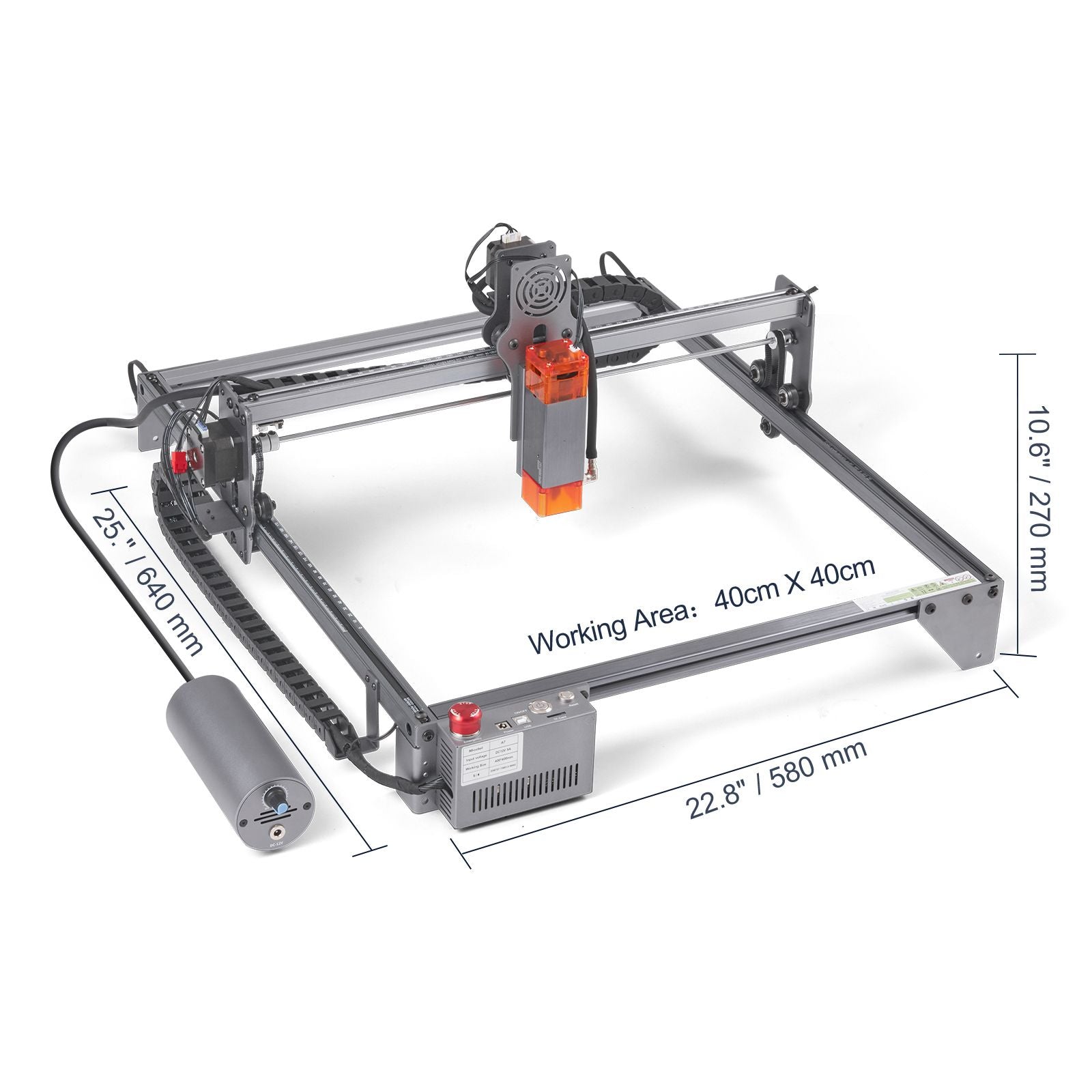 Laser Engraver, 10W Output Laser Engraving Machine, 15.7
