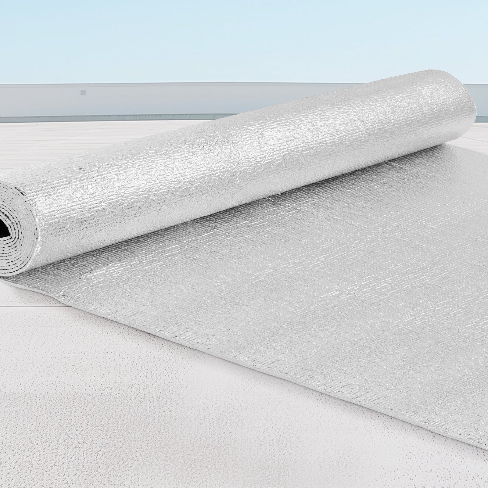 Double Reflective Insulation Roll Foam Core Radiant Barrier 120 x 48 Inch / 3 x 1.2M