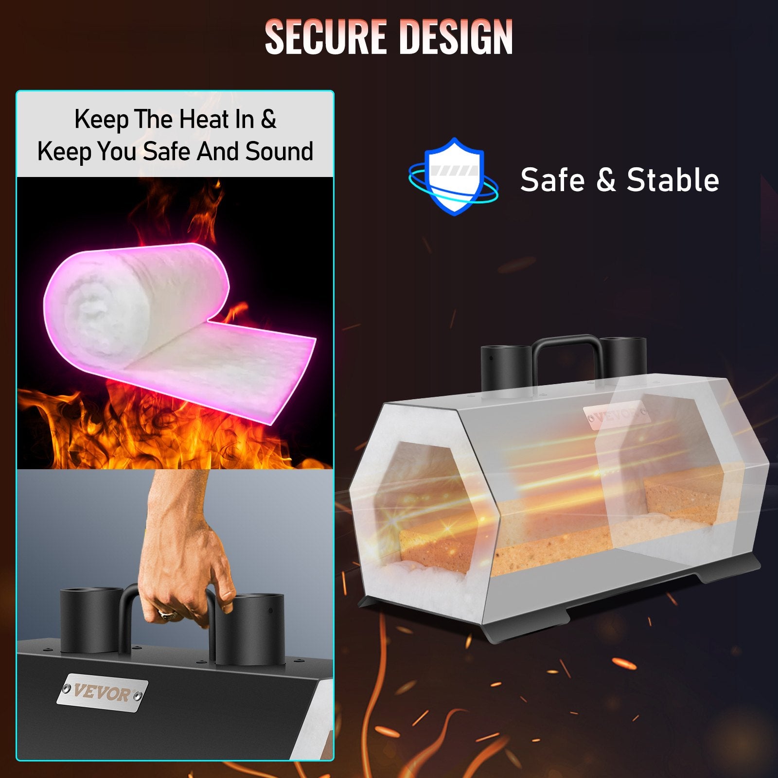 Propane Forge Portable, Double Burner Tool and Knife Making, Large Capacity Blacksmith Farrier Forges, Mini Furnace Blacksmithing, Gas Forging Tools and Equipment, Complete Kit