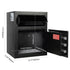 1.7 Cub Depository Safe, Deposit Safe with Drop Slot, Electronic Code Lock and 2 Emergency Keys, 17.71'' x 13.77'' x 13.77'' Business Drop Slot Safe for Cash, Mail in Home, Hotel, Office