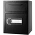 1.7 Cub Depository Safe, Deposit Safe with Drop Slot, Electronic Code Lock and 2 Emergency Keys, 17.71'' x 13.77'' x 13.77'' Business Drop Slot Safe for Cash, Mail in Home, Hotel, Office