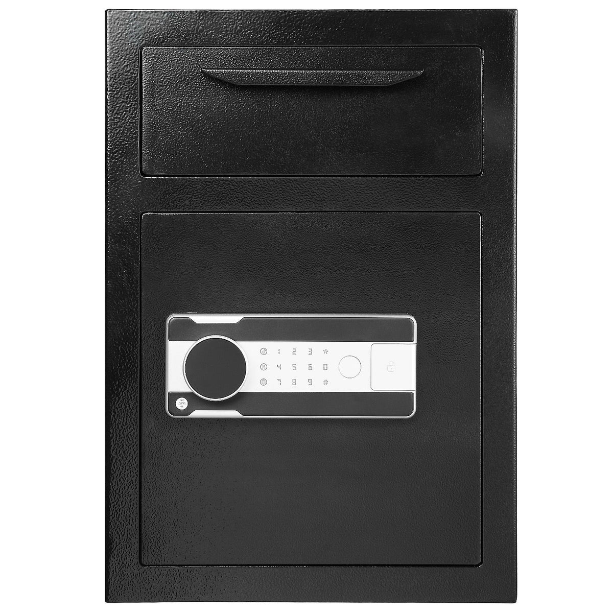2.5 Cub Depository Safe, Deposit Safe with Drop Slot, Electronic Code Lock and 2 Emergency Keys, 20.27'' x 13.97'' x 13.97'' Business Drop Slot Safe for Cash, Mail in Home, Hotel, Office