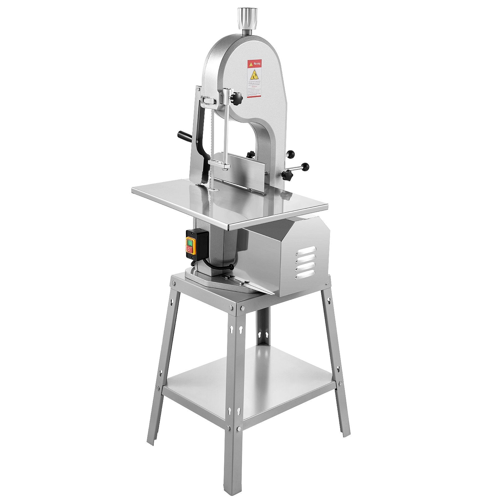 1800W Commercial Electric Meat Bandsaw Stainless Steel Bone Sawing Machine