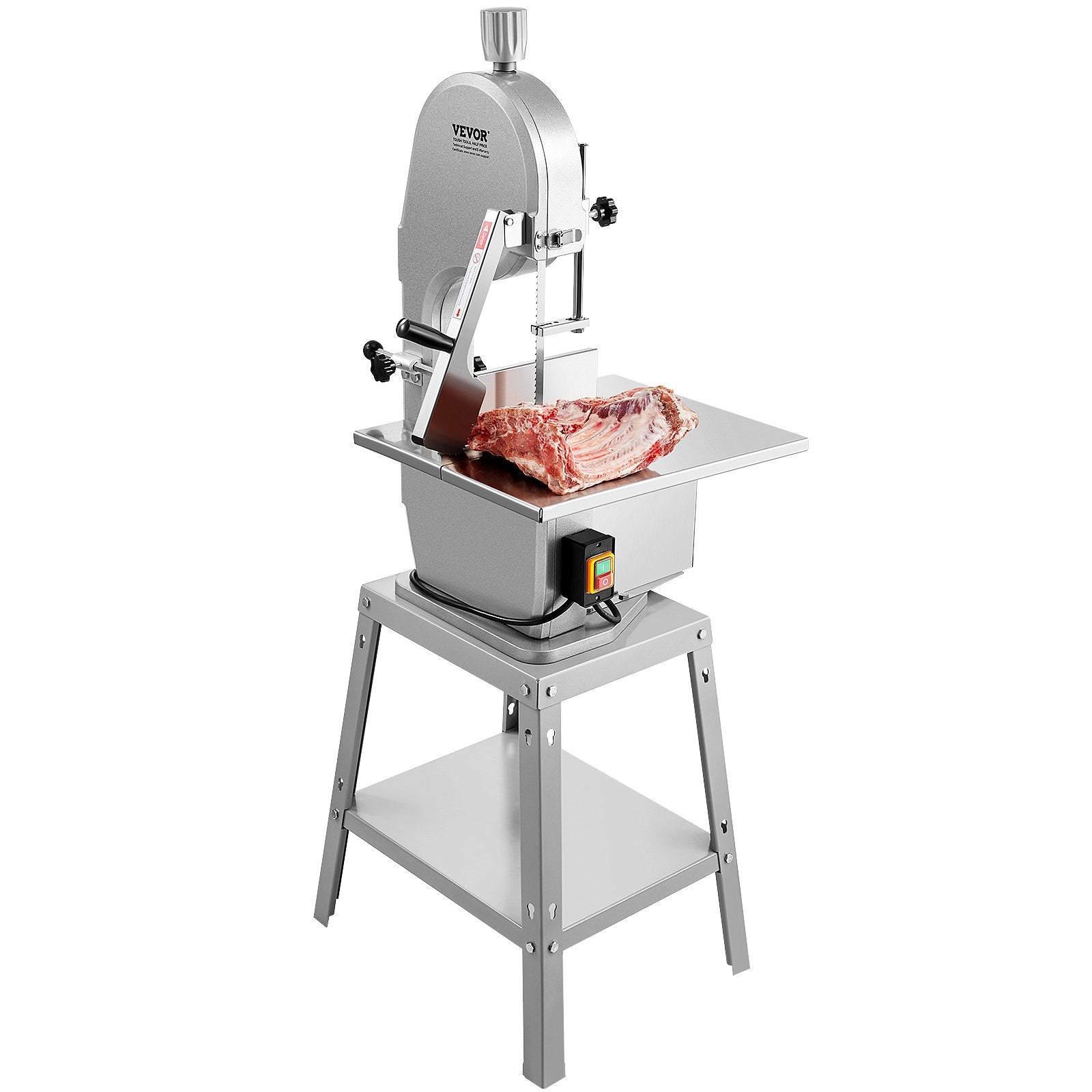 1800W Commercial Electric Meat Bandsaw Stainless Steel Bone Sawing Machine