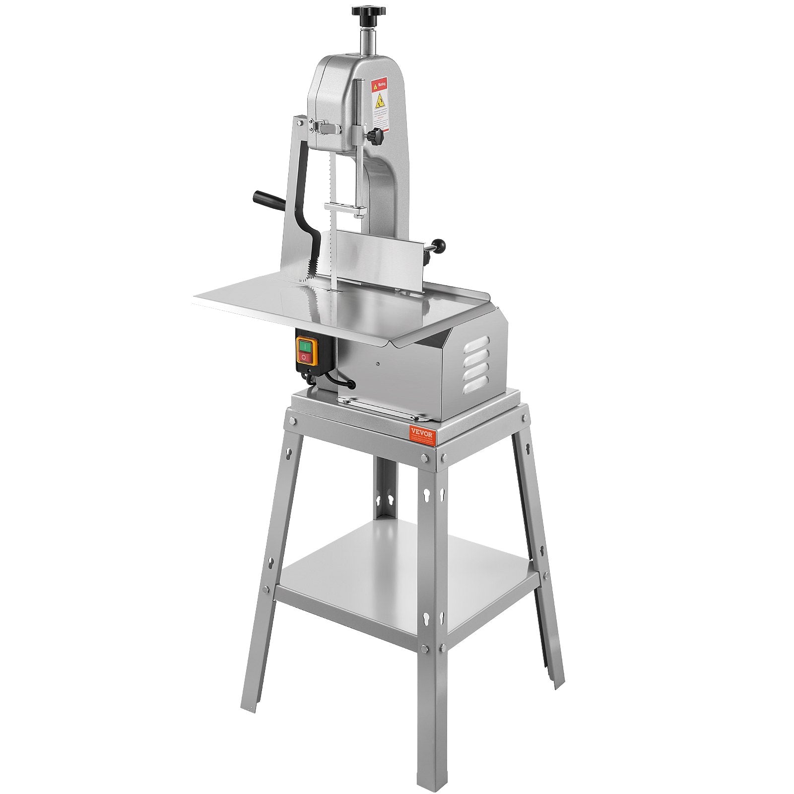 850W Commercial Electric Meat Bandsaw Stainless Steel Bone Sawing Machine