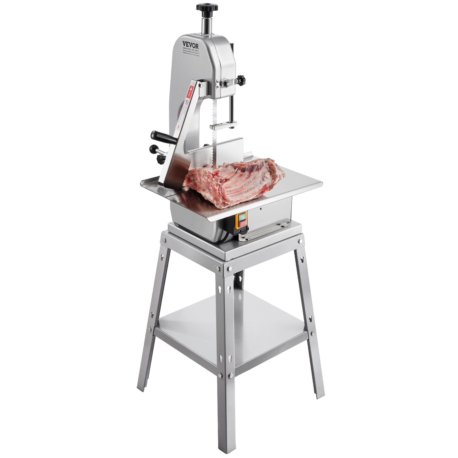 850W Commercial Electric Meat Bandsaw Stainless Steel Bone Sawing Machine