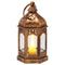 12 Pcs Decorative Candle Lantern, LED Electric Flameless Candle, Plastic LED Holder with Glass, Wall Hanging Indoor Porch Lanterns for Wedding Table Party Farmhouse Indoor Decor, Bronze