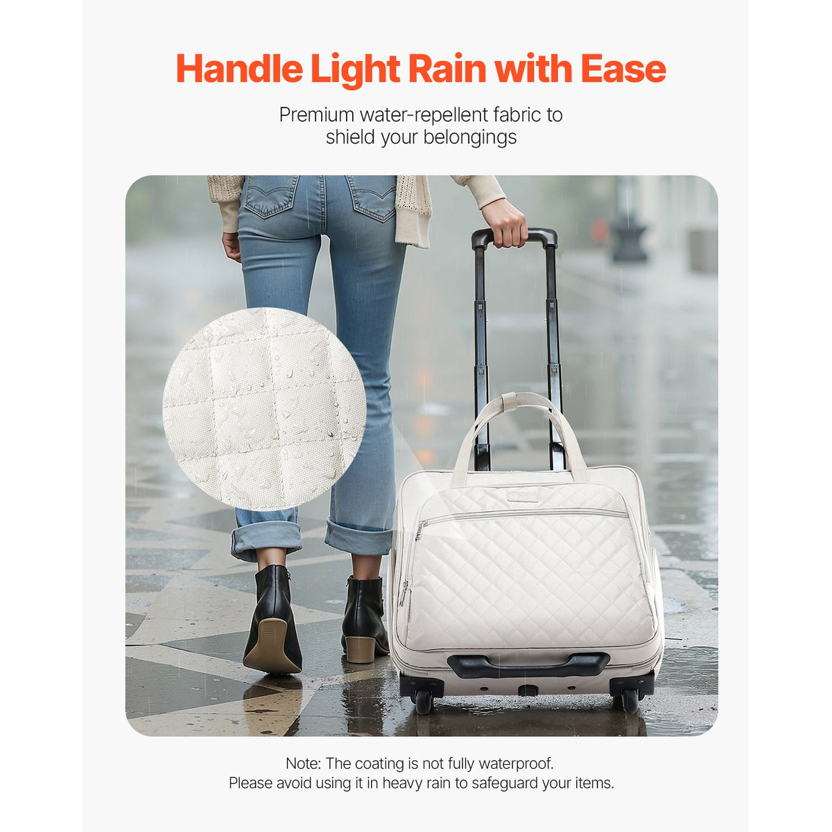 Rolling Laptop Bag 15.6
