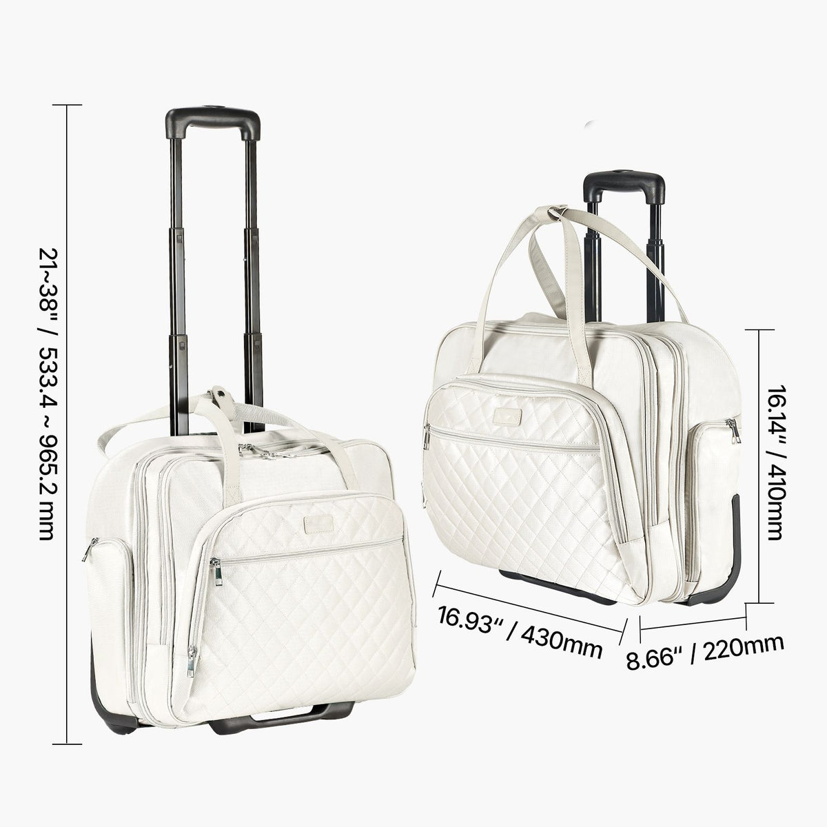Rolling Laptop Bag 15.6
