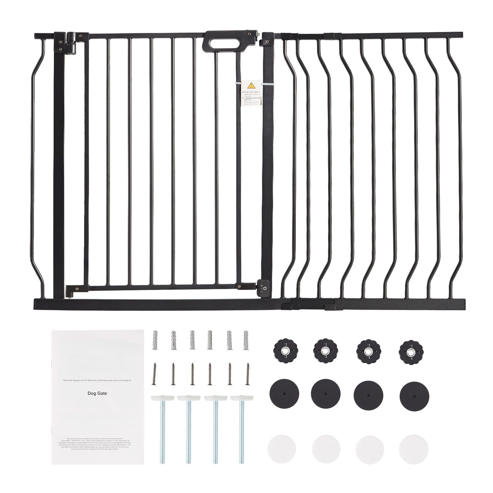 Extra Wide Baby Gate 749-1229mm Auto Close Pet Safety Gate for Stairs