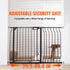 Extra Wide Baby Gate 749-1229mm Auto Close Pet Safety Gate for Stairs