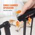 Extra Wide Baby Gate 749-1229mm Auto Close Pet Safety Gate for Stairs