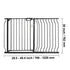 Extra Wide Baby Gate 749-1229mm Auto Close Pet Safety Gate for Stairs
