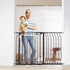 Extra Wide Baby Gate 749-1229mm Auto Close Pet Safety Gate for Stairs