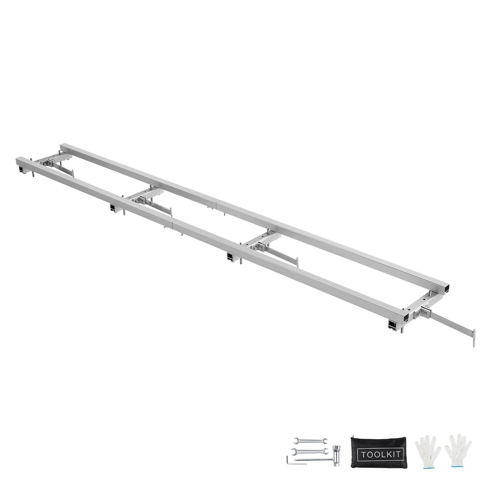 9ft Chainsaw Mill Rail Guide System Adjustable Aluminum Milling Guide Kit