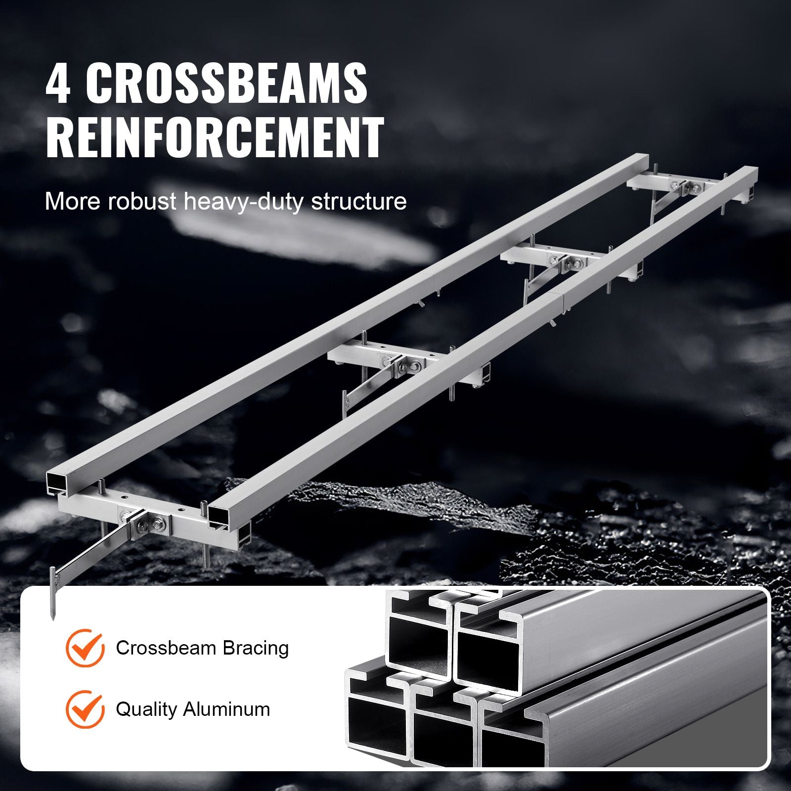 9ft Chainsaw Mill Rail Guide System Adjustable Aluminum Milling Guide Kit