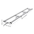 9ft Chainsaw Mill Rail Guide System Adjustable Aluminum Milling Guide Kit