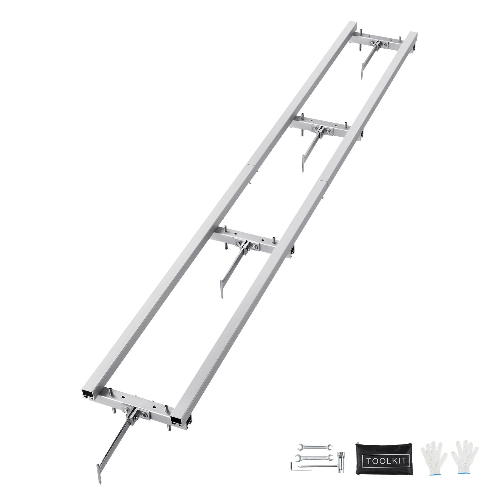 9ft Chainsaw Mill Rail Guide System Adjustable Aluminum Milling Guide Kit