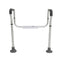 Toilet Safety Rail, Bathroom Toilet Seat Frame, Adjustable Width & Height Fit Most Toilets, Supports 136 kg, Toilet Handles Grab Bars with Padded Armrests for Handicap, Disabled, Seniors