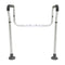 Toilet Safety Rail, Bathroom Toilet Seat Frame, Adjustable Width & Height Fit Most Toilets, Supports 136 kg, Toilet Handles Grab Bars with Padded Armrests for Handicap, Disabled, Seniors