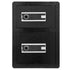 Double Door 3.5 cu.ft Safe Box with Key Lock Password Fireproof Bag Black