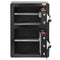 Double Door 3.5 cu.ft Safe Box with Key Lock Password Fireproof Bag Black
